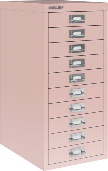 Image Schubladenschrank 10 Schübe pastellpink, H 590 x B 279 x T 380