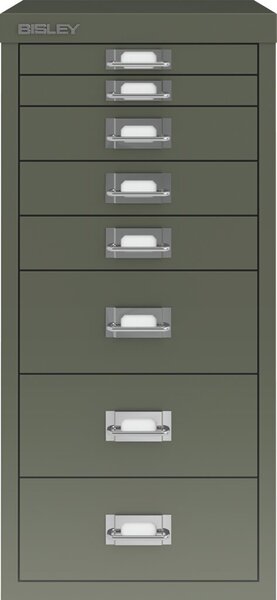 Image Schubladenschrank 8 Schübe olivgrün H 590 x B 279 x T 380
