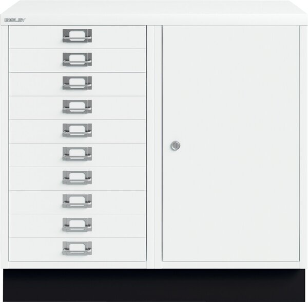 Image Komibschrank Flügeltüre 10 Schubladen verkehrsweiß