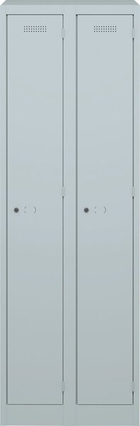 Image BISLEY Spind lichtgrau PL30501D2, 4 Schließfächer 60,0 x 50,0 x 180,0 cm