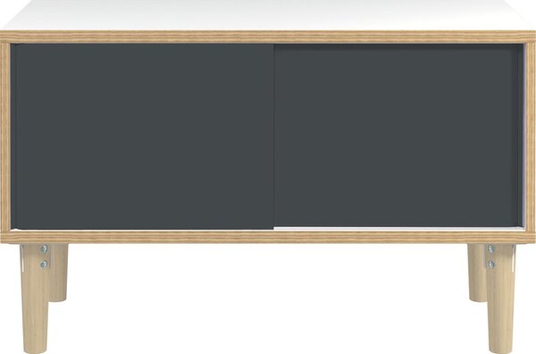 Image BISLEY MultiDrawer™ L125 Schubladenschrank verkehrsweiß mit 5 Schubladen 27,9 x 38,0 x 32,5 cm