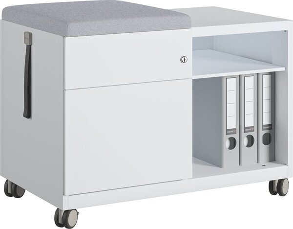 Image BISLEY Spind lichtgrau PL30501S1, 1 Schließfach 30,0 x 50,0 x 180,0 cm
