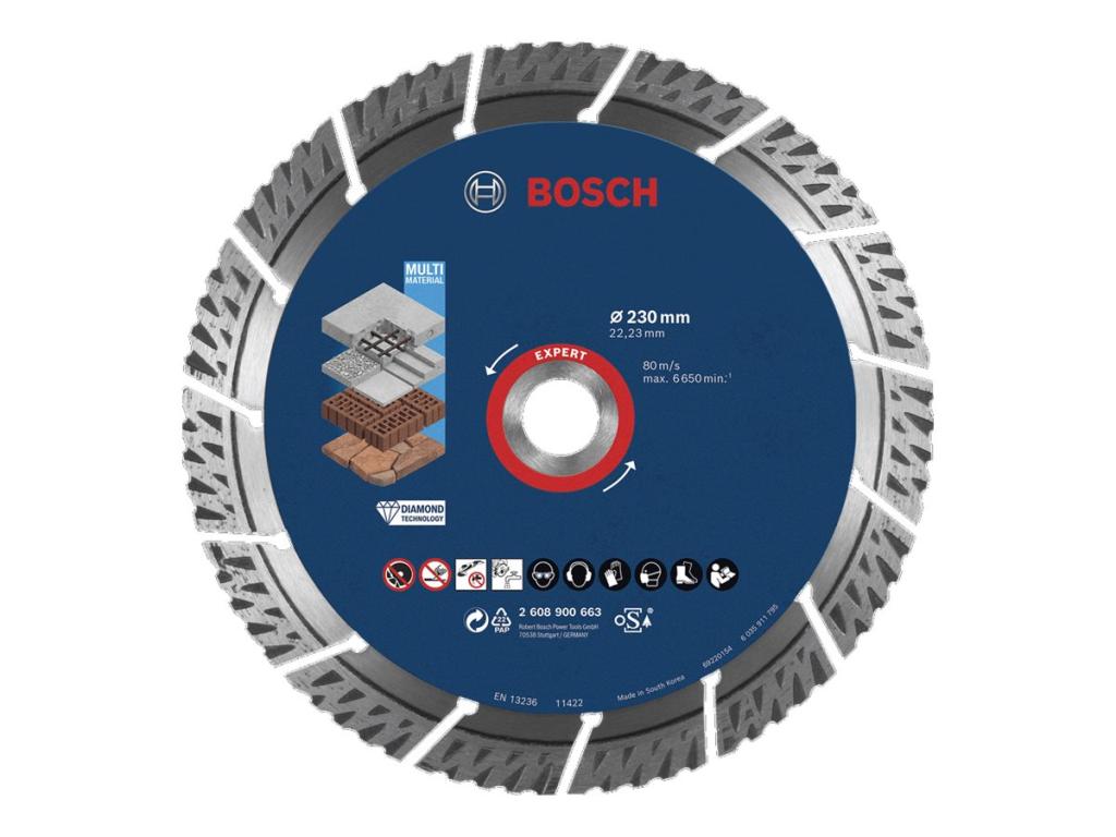 Image BOSCH Accessories 2608900663 EXPERT MultiMaterial Diamanttrennscheibe Durchmess