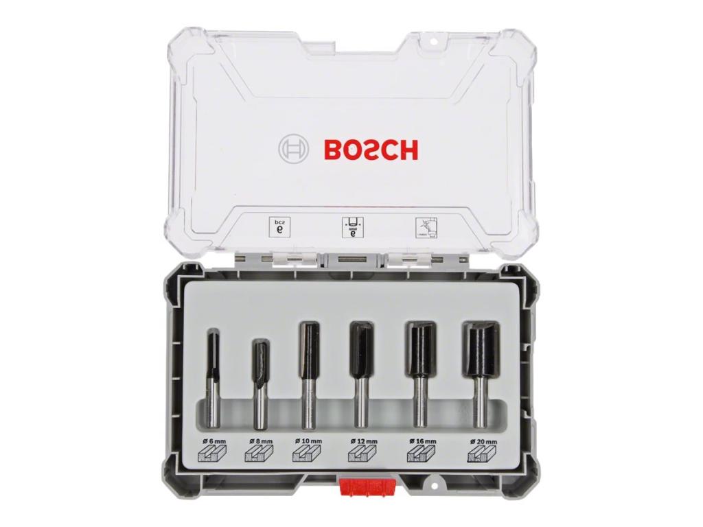 Image BOSCH Accessories Bosch Nutfräser Set, 6 tlg., 8mm Schaft 2607017466 (260701746