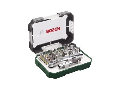 Image BOSCH Bit-Set 26teilig Promoline Schlitz, Kreuzschlitz Phillips, Kreuzschlitz P