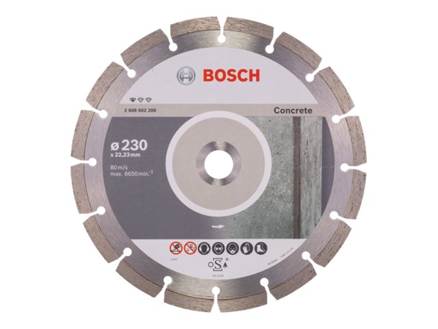 Image BOSCH Diamanttrennscheibe Professional for Concrete, 230 x 22,23 x 2,3 x 10 mm 