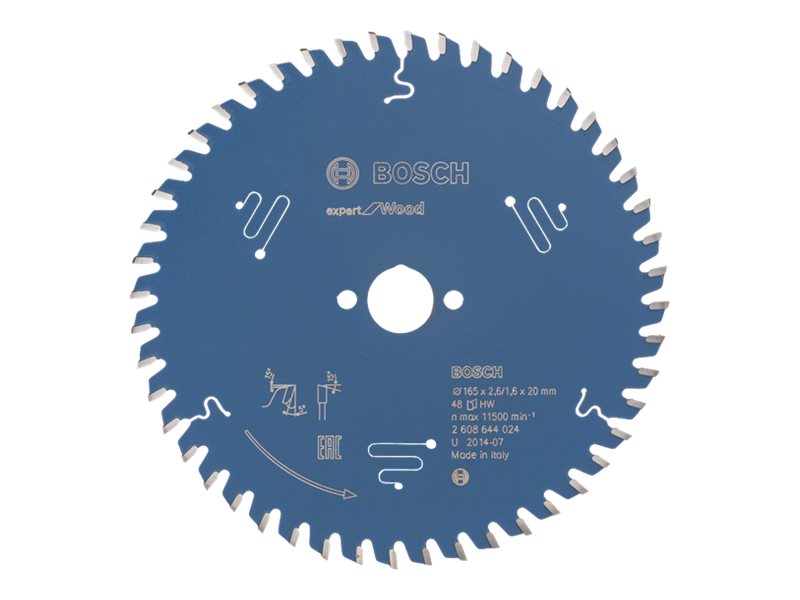 Image BOSCH Kreissägeblatt EX WO H 165x20-48 | 2608644024