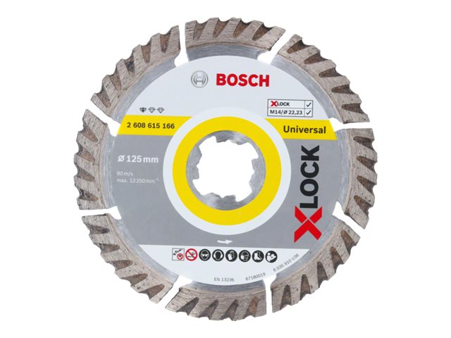 Image BOSCH Powertools X-LOCK DIA-Trennscheibe Univ.125mm | 2608615166