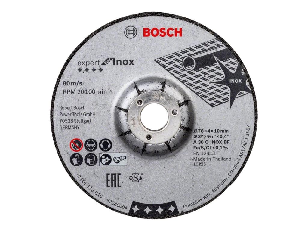 Image BOSCH Schruppscheibe Expert 2608601705 for Inox A 30 Q INOX BF 76x4x10mm 2 Stc