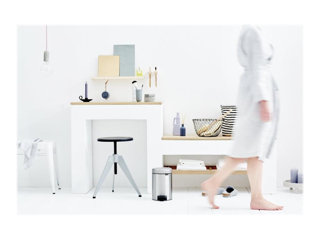 Image BRABANTIA Treteimer Newicon 3,0 L Stahl matt