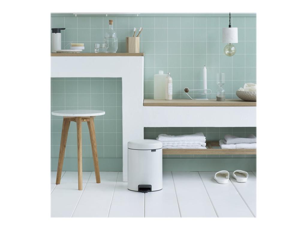 Image BRABANTIA Treteimer Newicon 5,0 L weiss