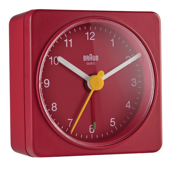 Image BRAUN BC 02 R Quarzwecker rot