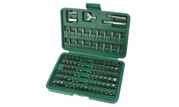 Image BRÜDER MANNESMANN Bit-Box-Satz, 100-teilig, in einer Box Bits aus hochwertigem 