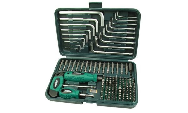 Image BRÜDER MANNESMANN Bit-Box-Satz, 139-teilig, in einer Box Bits und Schlüssel aus