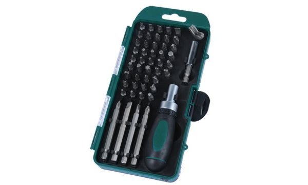 Image BRÜDER MANNESMANN Bit-Box-Satz, 49-teilig, in einer Kassette 2-Komponenten Schr