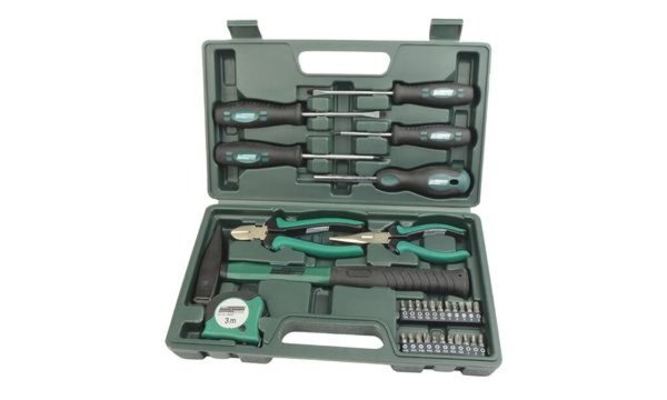 Image BRÜDER MANNESMANN M29031 Heimwerker Werkzeugset im Koffer 31teilig