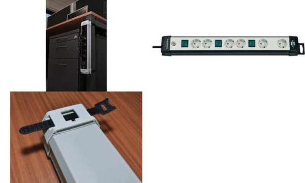 Image BRENNENSTUHL 1951560600 Premium-Line schwarz / ligrau