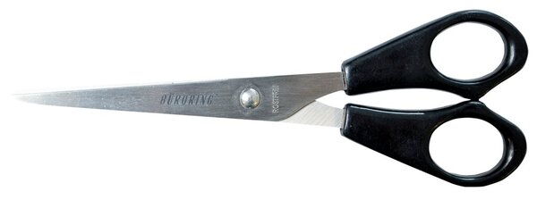 Image Büroring Büroschere 15,5cm Edelstahl, ergonom. Kunststoffgriff