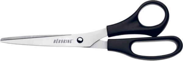 Image Büroring Büroschere 21cm Edelstahl, ergonom. Kunststoffgriff