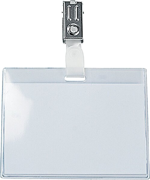 Image Büroring Namensschild mit Clip, 74x97mm (Außenmaß) / 55x90mm