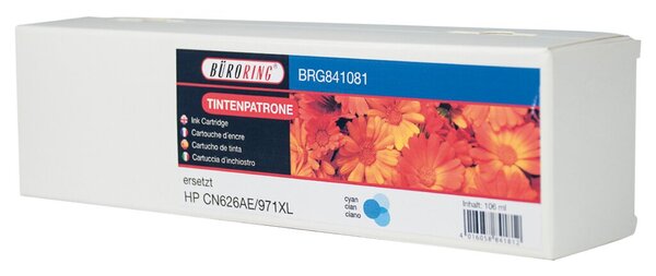 Image Tintenpatrone 971XL cyan für HP Officejet HP Officejet Pro X451dw,