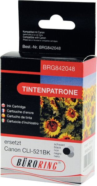 Image Tintenpatrone schwarz für Canon Pixma IP 3600,IP 4600,Pixma MP 540