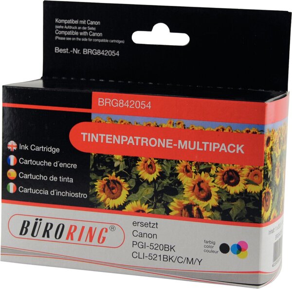 Image Multipack Tintenpatronen farbig für Canon Pixma IP 3600,IP 4600,MP 540,