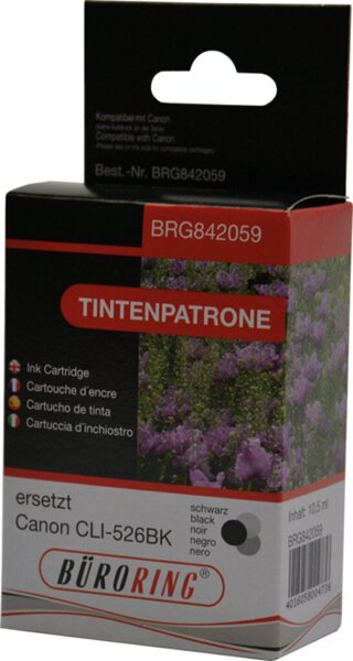 Image Tintenpatrone schwarz für Canon Pixma IP4850,MG5150,MG5250,MG6150,