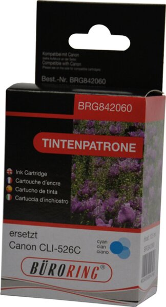 Image Tintenpatrone cyan für Canon Pixma IP4850,MG5150,MG5250,MG6150,