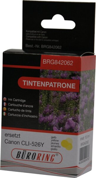 Image Tintenpatrone gelb für Canon Pixma IP4850,MG5150,MG5250,MG6150,