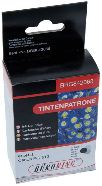 Image Tintenpatrone schwarz für Canon Pixma MP240, MP260