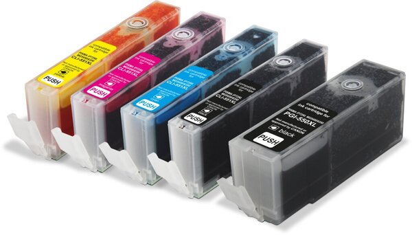 Image Multipack Tintenpatrone für Canon PIXMA iP7250, MG5450, MG5550,