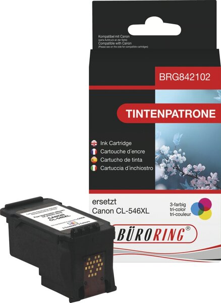 Image Tintenpatrone farbig (c/m/y) für Canon PIXMA MG2450, ersetzt Canon CL546XL