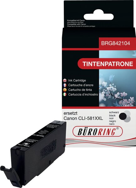 Image Tintenpatrone schwarz für Canon PIXMA TS6150 / 6250 / 8150 / 8250