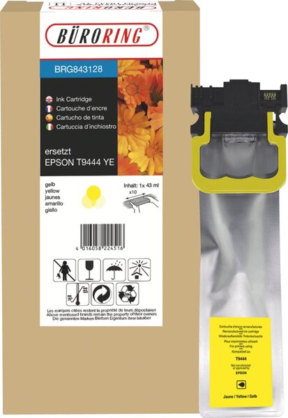 Image Tintenpatrone L gelb für Workforce Pro WF-C5210DW, 5290DW,