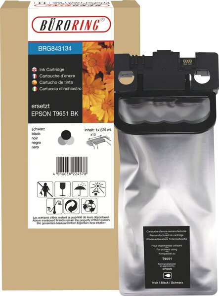 Image Tintenpatrone XL schwarz für Workforce Pro WF-M5299DW, 5298DW