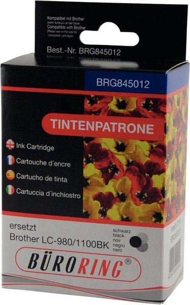 Image Tintenpatrone schwarz für Brother DCP-145C,-165C, -185C -185C,-385C
