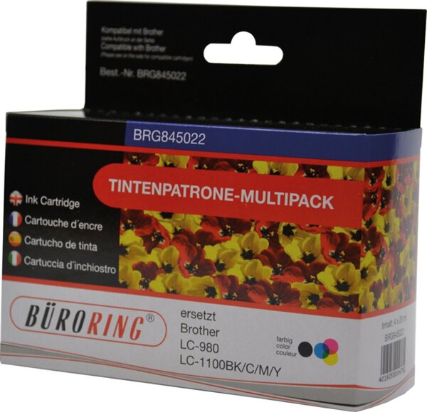 Image Vorteilspack für Brother MFC-250C bestehend aus 1 x schwarz,