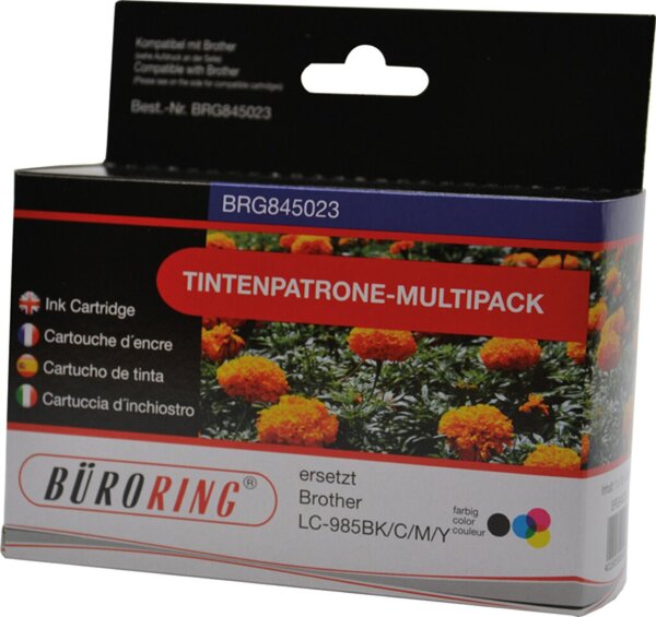Image Vorteilspack für Brother DCP-J125 bestehend aus 1 x schwarz,