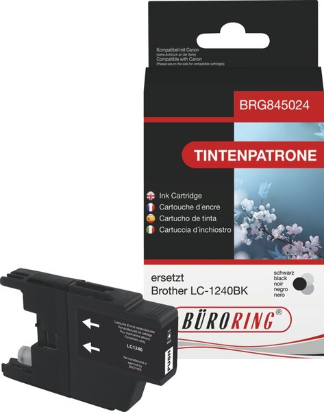 Image Tintenpatrone schwarz für Brother DCP J525W, J725DW, J925DW, MFC J430W