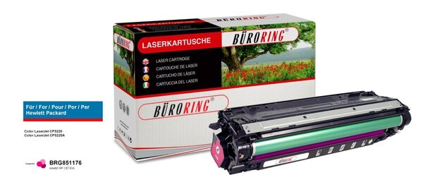 Image Toner Cartridge magenta für HP Color LaserJet Professional CP5225,