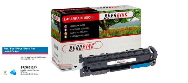 Image Toner Cartridge cyan, # CF411A für Color LaserJet Pro M452/452dn/