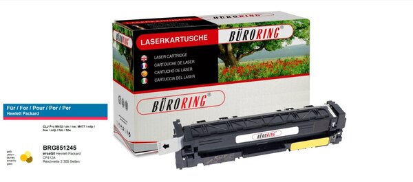 Image Toner Cartridge gelb, # CF412A für Color LaserJet Pro M452/452dn/