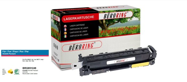 Image Toner Cartridge gelb, # CF412X für Color LaserJet Pro M452/452dn/