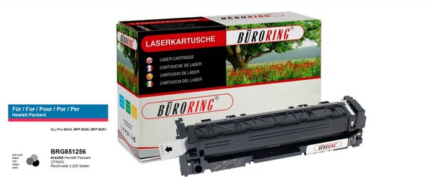 Image Toner Cartridge 203X schwarz für HP Color Laserjet Pro M254