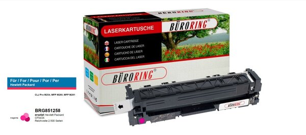 Image Toner Cartridge 203X magenta für HP Color Laserjet Pro M254