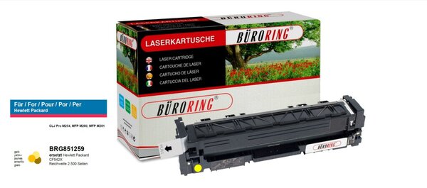 Image Toner Cartridge 203X gelb für HP Color Laserjet Pro M254