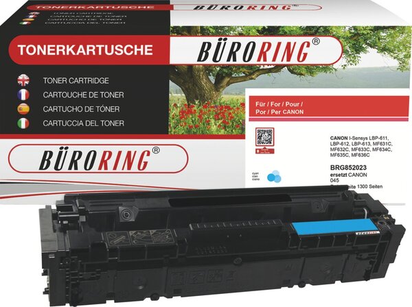 Image Toner Cartridge 045 cyan für Canon LBP-611 / 612 / 613