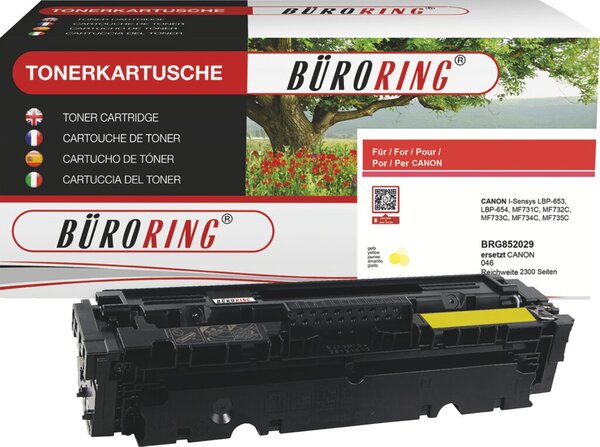 Image Toner Cartridge 046 gelb für Canon LBP-653 / 654 / MF 731 / 732