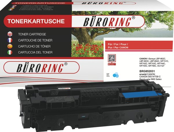Image Toner Cartridge 055H cyan für Canon LBP-620/640 Serie/MF 640 Serie